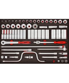 Tengtools Uzgaļu komplekts Teng Tools TTESK63; EVA; 63 gab.