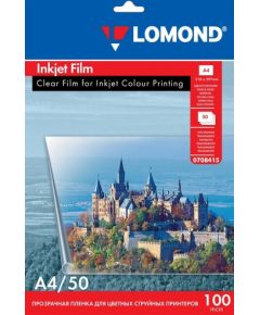 Lomond PET Film for inkjet printers Clear A4, 50 sheets