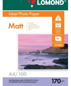 Lomond Photo Inkjet Paper Matte 170 g/m2 A4, 100 sheets, double sided