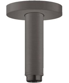 Hansgrohe dušas galvas turētājs S, 100 mm, no griestiem, brushed black chrome