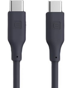 Evelatus   USB C to USB C Silicone Cable 1.2M 60W / 20V3A Warm Gray