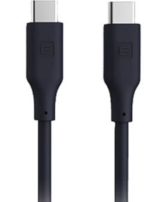 Evelatus   USB C to USB C Silicone Cable 1.2M 60W / 20V3A Black