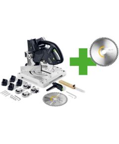 Leņķzāģis Festool SYMMETRIC SYMC 70 EB-Basic Mt Edt; 2x18 V (bez akumulatora un lādētāja)