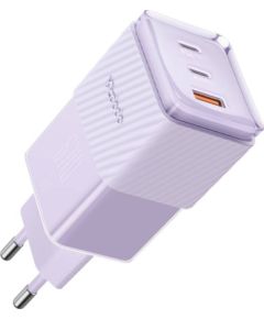 GaN 67W mains charger Mcdodo CH-1502 2x USB-C, USB-A (purple)