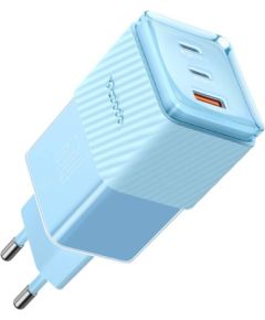 GaN 67W mains charger Mcdodo CH-1503 2x USB-C, USB-A (blue)