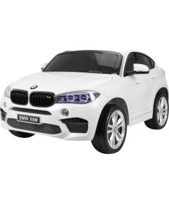 Bērnu elektroauto BMW X6M 2 sēdvietas XXL Balts