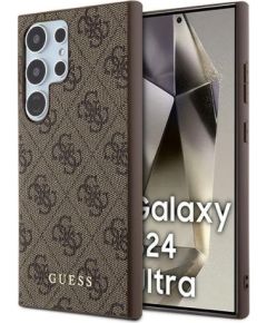 Guess GUHCS24LG4GFBR Aizmugurējais Apvalks priekš Samsung Galaxy S24 Ultra