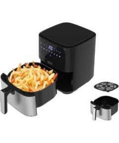 Taurus AF1450XD Single 5 L Stand-alone 1450 W Hot air fryer Black, Stainless steel