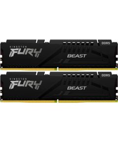 Kingston 32GB 6400MT/s DDR5 CL32 DIMM (Kit of 2) FURY Beast Black XMP, EAN: 740617342833