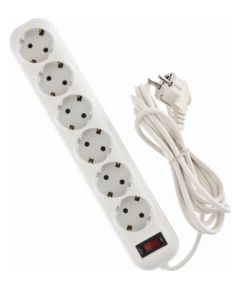 Bellight Extension Cord with 6 Sockets Outlet Earthed with Switch 1.5m