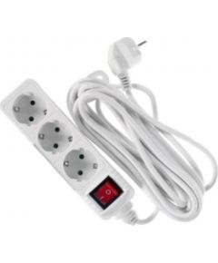 Bellight Extension cord with 3 sockets 5m