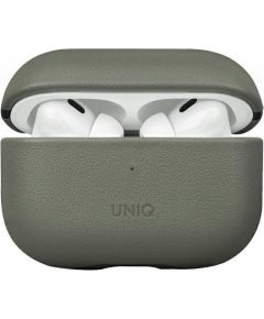 Uniq case Terra AirPods Pro 2 gen. Genuine Leather green|lichen green