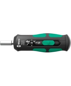 Wera torque screwdriver 7510 Kraftform Safe-Torque Speed (black/green, 1/4 hexagon, 1-3 Nm)