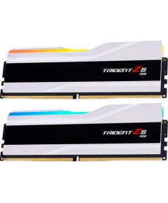 G.Skill DDR5 - 32GB - 6000 - CL - 36 (2x 16 GB) dual kit, RAM (white, F5-6000J3636F16GX2-TZ5RW, Trident Z5 RGB, INTEL XMP)