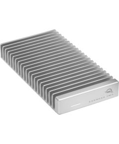 OWC Express 1M2 1 TB, External SSD (silver/aluminum, Thunderbolt 4 (USB-C), USB-C)