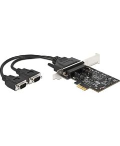 DeLOCK PCI Express card for 2 x serial RS-422/485 with 15 kV ESD protection 90048