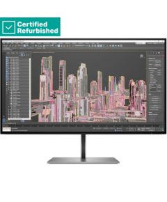 RENEW SILVER HP Z27u G3 QHD Charging Monitor - 27" 2560x1440 QHD 350-nit AG, IPS, USB-C(100W)/HDMI/DisplayPort Daisy-Chain, 4x USB, RJ-45 LAN, height adjustable/tilt/swivel/pivot, 1 years / 1B9X2AAR#ABB