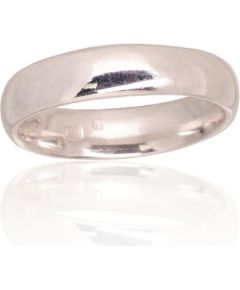 Серебряное обручальное кольцо #2101774, Серебро 925°, Размер: 21, 4.4 гр.