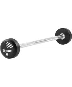 Barbell straight tiguar PU 15 kg TI-WPBPU015