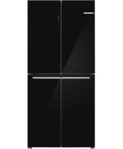 Bosch Serie 4 KMC85LBEA side-by-side refrigerator Freestanding 547 L E Black