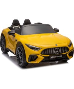 Lean Cars Mercedes AMG SL63 Battery Car, Yellow Painted