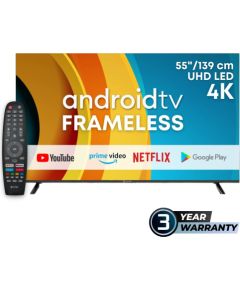 eSTAR Android TV 55"/140cm 4K UHD LEDTV55A1T2 Black