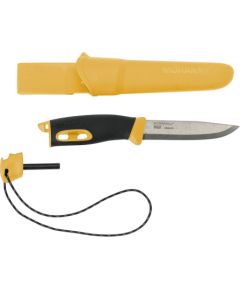 Morakniv Outdoor sports knife Companion spark (S), 104mm, yellow, with fire starter