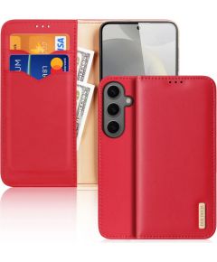 Dux Ducis Hivo case with flap and RFID blocker for Samsung Galaxy S24 - red