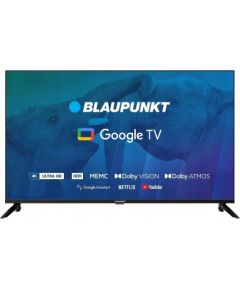 TV 65" Blaupunkt 65UGC6000 4K Ultra HD, GoogleTV, Dolby Atmos, WiFi 2.4-5GHz BT, WiFi black