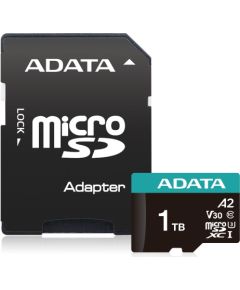 ADATA Micro SD PremierPro 1TB UHS1 U3 V30 100/85 MB/s + adapter