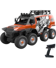 Remote-controlled RC eight-wheel remote control car 1:10 Double Eagle (orange) (amphibious) E373-003