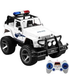 Remote-controlled car 1:12 Double Eagle (white) Jeep (Police) E550-003