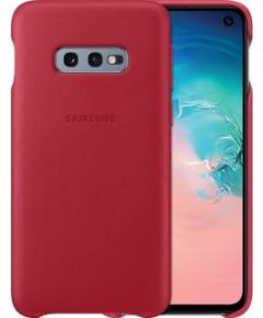 Samsung   Galaxy S10e Leather Cover EF-VG970LREGWW Red