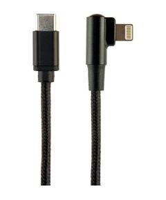 Kabelis Gembird USB Type-C Male - 8-pin Male 0.2 m Black