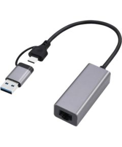 Adapteris Gembird USB 2.5G Gigabit Network Adapter Space Grey