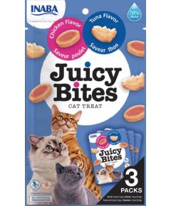 INABA Juicy Bites Chicken and tuna - cat treats - 3 x 11g