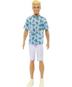 Lalka Barbie Mattel Ken Fashionistas 211 z blond włosami, w koszulce z kaktusami HJT10