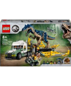 LEGO Jurassic World Dinomisje: ciężarówka do transportu allozaura (76966)