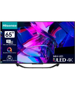 Hisense 65U7KQ, LED television - 65 -  silver, UltraHD/4K, triple tuner, HDR10+, WLAN, LAN, Bluetooth, 120Hz panel