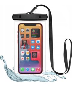 Tech-Protect waterproof bag Universal, transparent/black