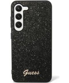 Guess Samsung  Galaxy S24 HC PC/TPU GLITTER SCRIPT Black