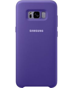 Samsung EF-PG955TVEGWW Oriģināls Silikona Maks priekš Samsung G955 Galaxy S8+ Violets (EU Blister)