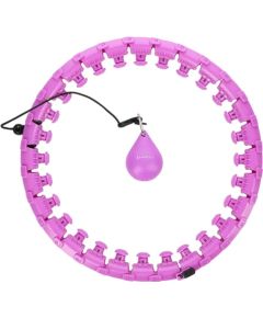 Hula hop plus size with tabs and weights HMS HHW12 purple