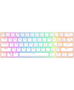 Mechanical keyboard Royal Kludge RK61 RGB, brown switch (white)