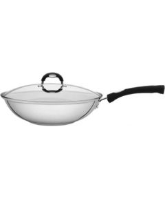 SOLAR SILICONE WOK PANNA 28CM, 3.3L, AR VĀKU, NER.TĒR., INDUKCIJAI, Tramontina