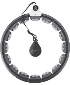 Hula hop with tabs, weight and counter HMS HHW06 black