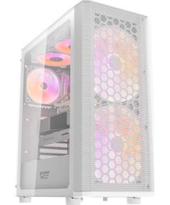 Computer case Darkflash DK360 (white) + 4 fans