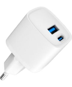 Evelatus   USB-A and USB-C 30W Max / EU White