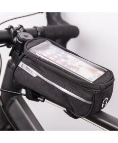 TFO Waterproof bike frame bag with phone holder black