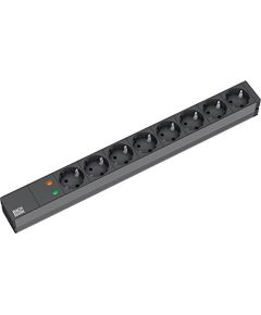 Bachmann power strip 19 " 1U 333.534 - 8x socket outlets